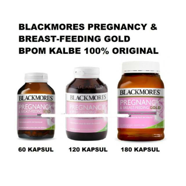 Blackmores Pregnancy and Breast-Feeding Gold Reform isi 60/120/180 kapsul