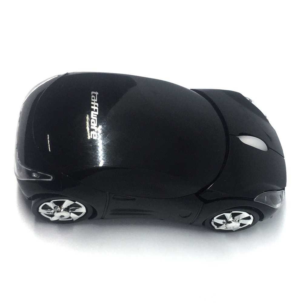 Wireless Optical Mouse Bentuk Mobil Ferrari Keren Mous Wireles Komputer Aksesoris