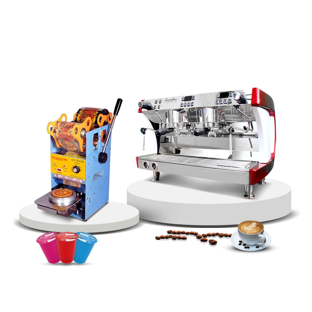 Paket Mesin Kopi Espresso Machine Cup - 56