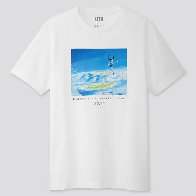 Uniqlo X Makoto Shinkai Tenki no Ko | Weathering with You | Kaos Original Uniqlo