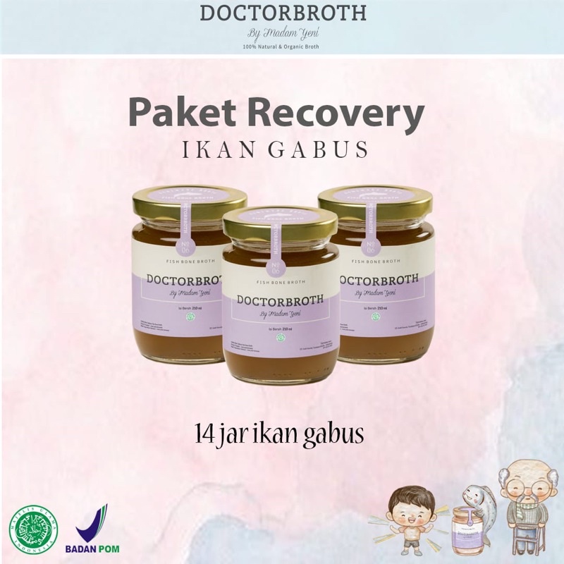 

paket RECOVERY - gabus bone broth