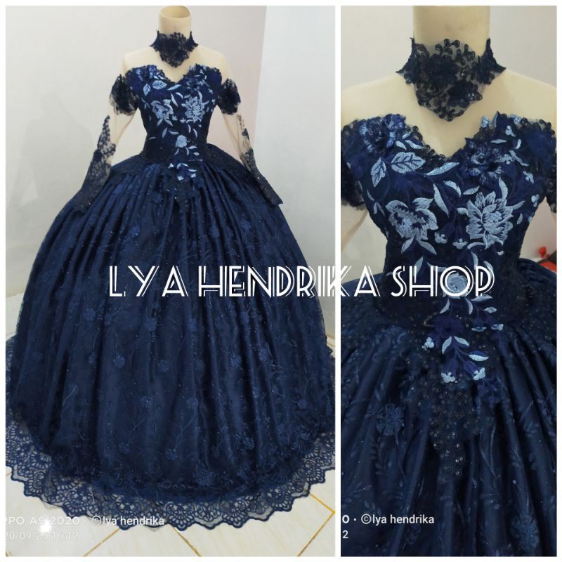 Ballgown dongker/navy