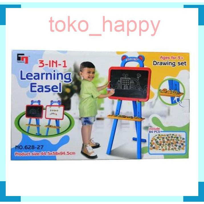 

Mainan Anak LEARNING EASEL PAPAN TULIS 3 IN 1