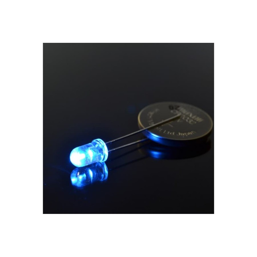 LED Super Bright 5mm Biru, LED Lamp 5 mm Blue