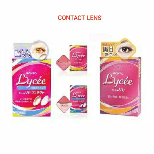 READY Rohto lycee/rohto lycee eyedrops 8ml/lycee eyedrops/lycee air softlens/lycee rohto
