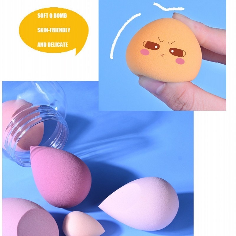 [7 Pcs/ Set Different Sizes Makeup Sponge Blender] [Latex-Free Foundation Blending Sponge] [Cosmetic Puff For Applying Powder,Cream,Liquid]