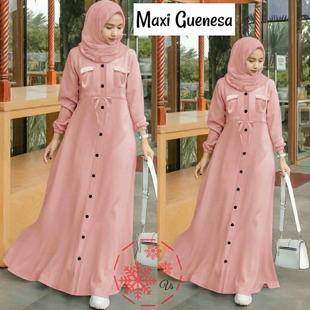 Lexander Fashion  Maxi Guenesa / Pakaian Muslim Dress Maxi Guenesa-1