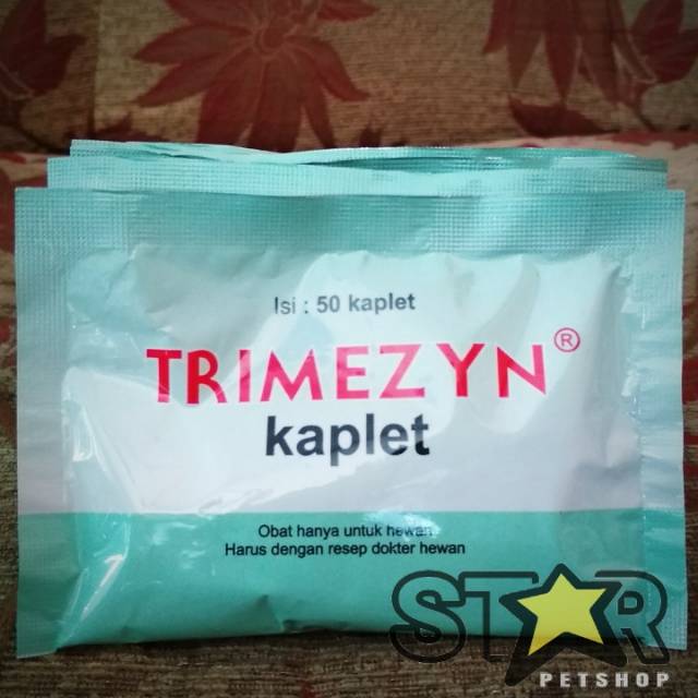 Antibiotik hewan trimezyn kaplet