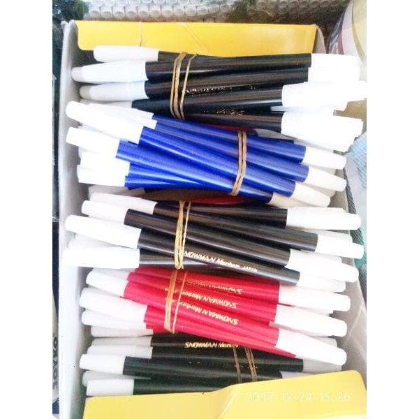 

spidol snowman kecil 1 lusin