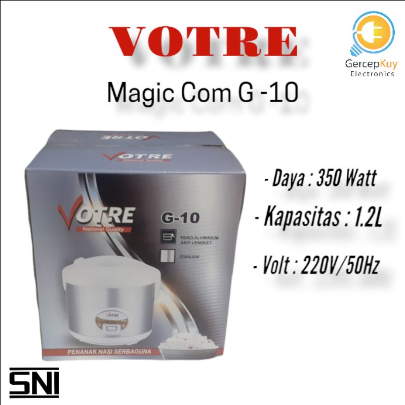 Magic Com / Rice Cooker 1.2L G - 10 Votre