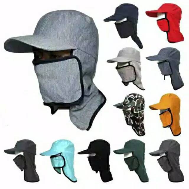 Masker Cegah Corona | TOPI JEPANG | Kerja Proyek | Mancing | Gunung | Berkebun