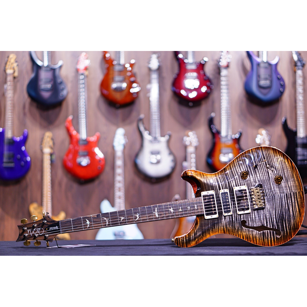 PRS Special wood library Semi hollow Burnt Maple leaf 0318377