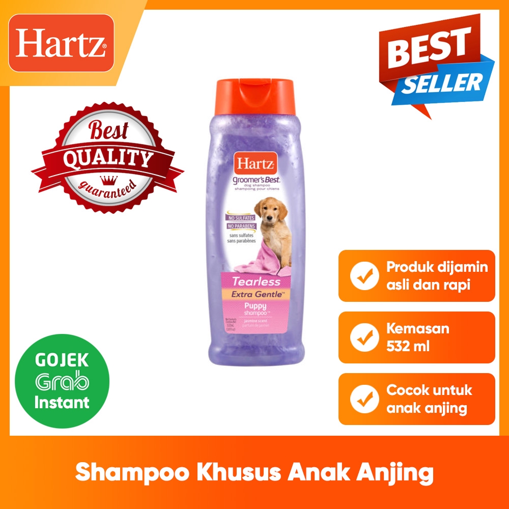 Shampoo Anak Anjing Hartz Shampoo Puppy Tearless Extra Gentle Shampo Anak Anjing Sampo Anjing