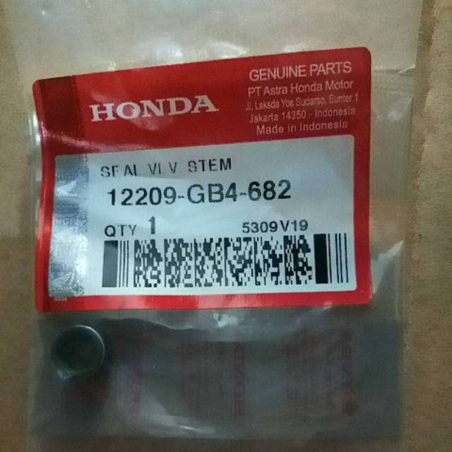 Seal Sil Klep Honda All Type Mega Pro Mono Verza 12209 GB4 682 12209 GB4 681(1BIJI)