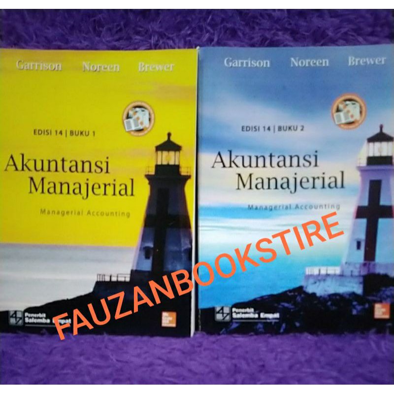 

paket buku Akuntansi manajerial edisi 14 jilid 1 dan jilid 2