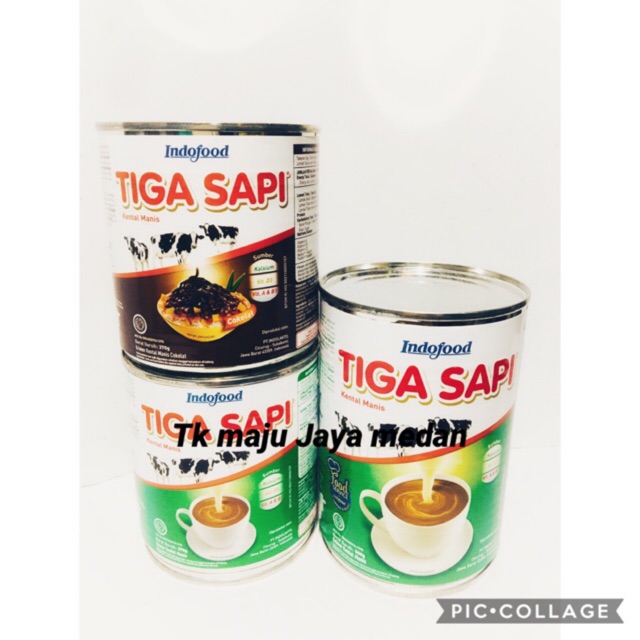 

Susu Tiga Sapi / 3 Sapi Kaleng 490g Medan