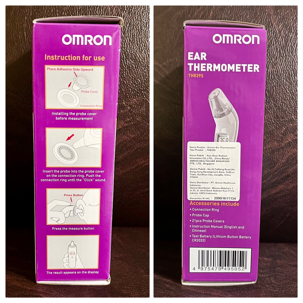 THERMOMETER TELINGA OMRON TH 839S / EAR THERMOMETER OMRON TH 839S