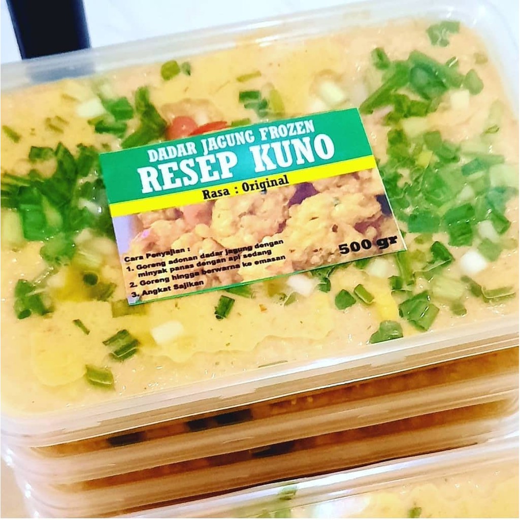 BAKWAN DADAR JAGUNG FROZEN RESEP KUNO ORIGINAL 500 GR GRAM 500GR 500GRAM