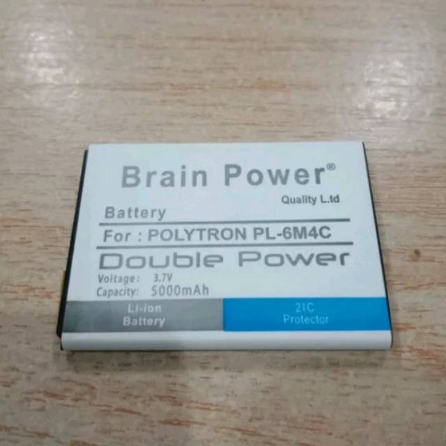 Baterei bt batre battery Polytron Rocket R3 R2407 PL-6M4C Double Power Battery