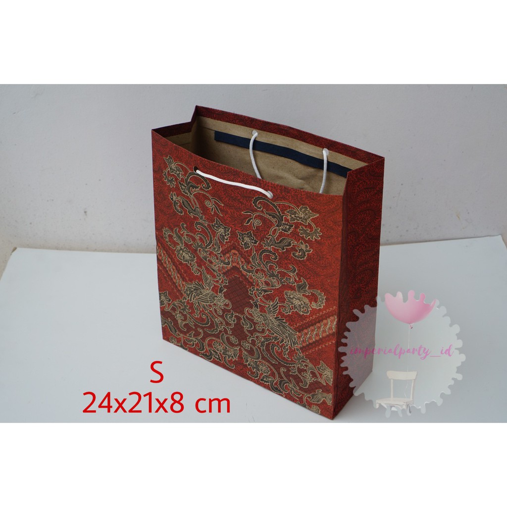 

Paper Bag Goodie Bingkisan Snack Motif Batik S Satuan