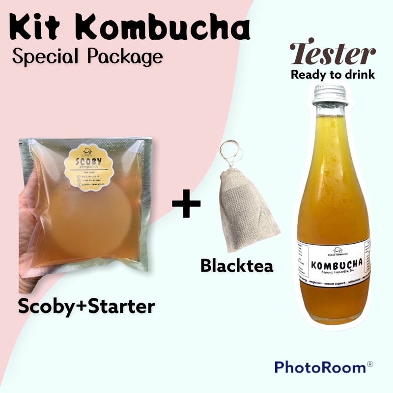 

KOMBUCHA SPECIAL KIT BIKIN 1 LITER