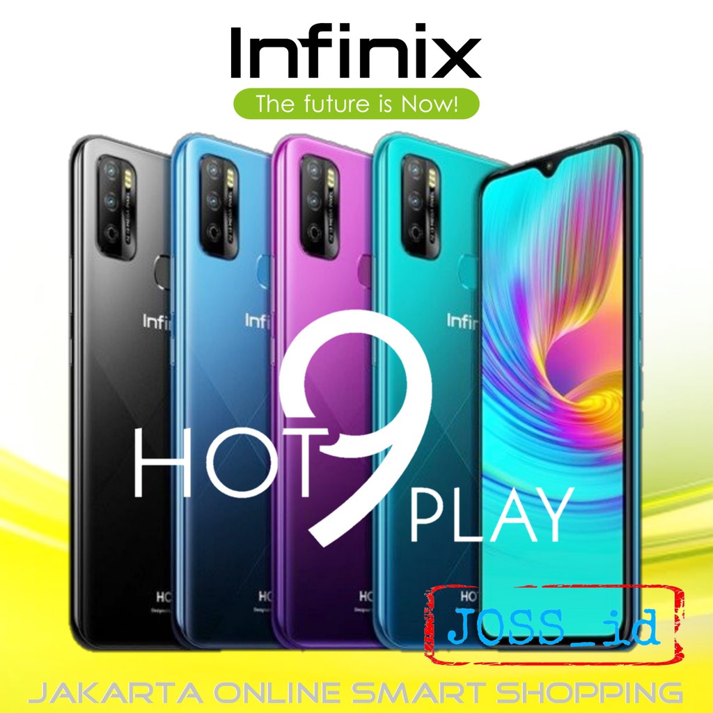 (4/64 2/32) HP INFINIX HOT 9 PLAY GARANSI RESMI