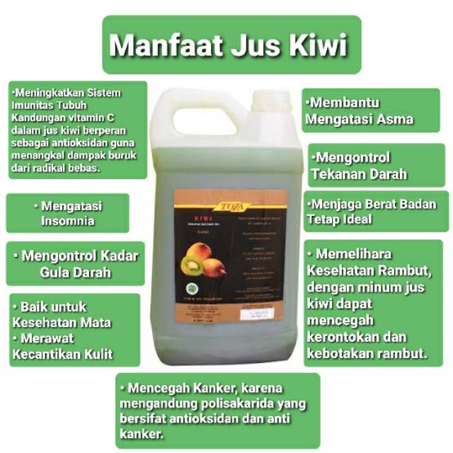 

Kiwi Juice / Jus Kiwi 5 Liter (Kota Padang)