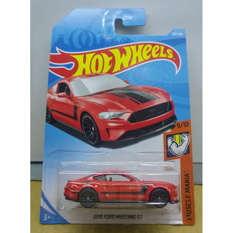Hot Wheels 2018 Ford Mustang GT 40Merah41