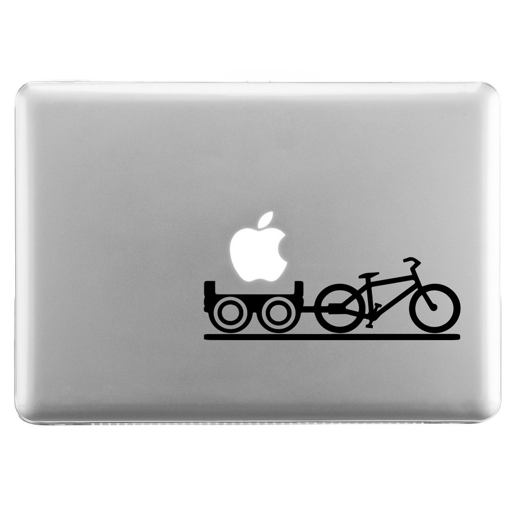 Garskin laptop Stiker Bike carrier Sticker Vinyl Decal Sepeda Gerobak