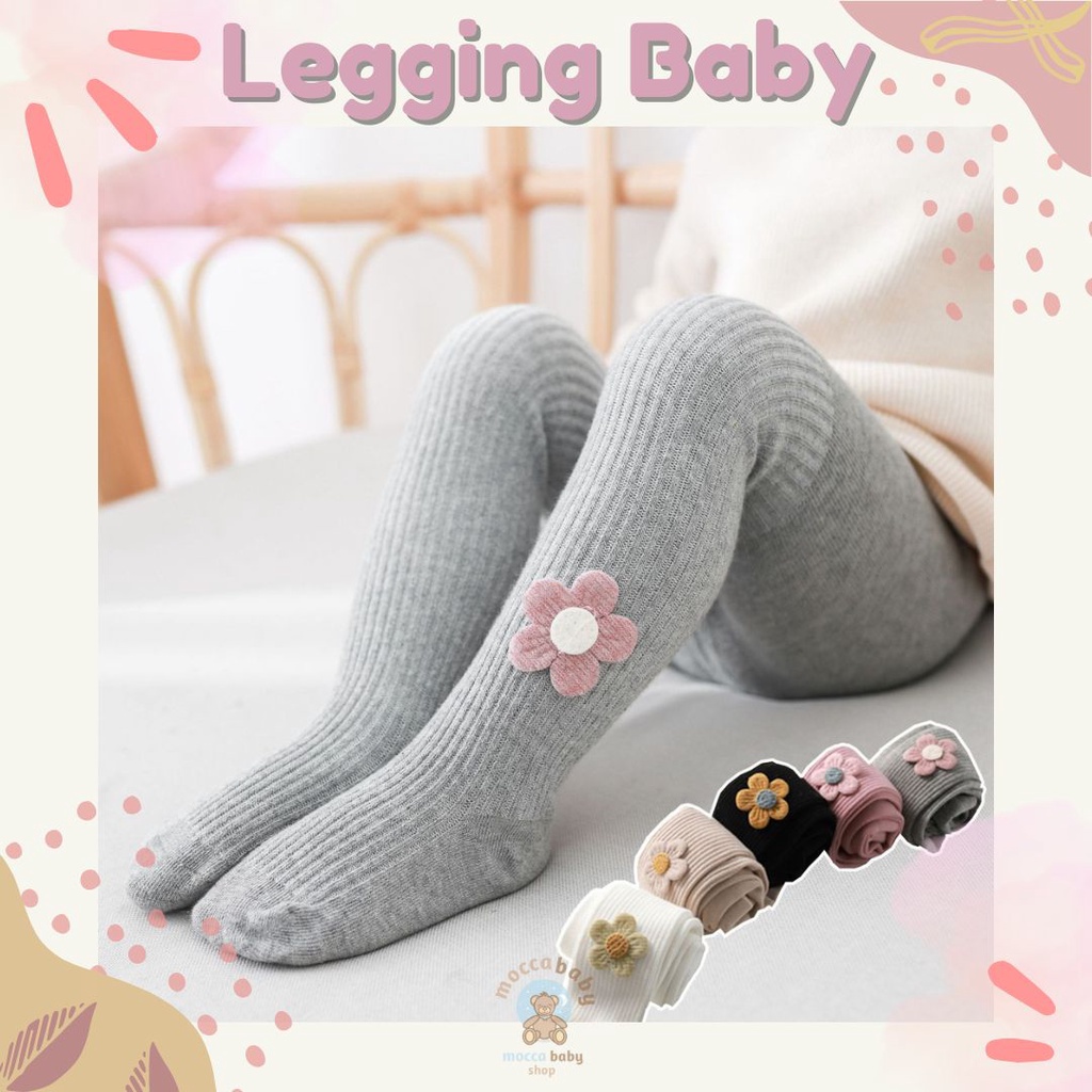 MBSS - LEGGING PRECIOUS FLO Legging tutup kaki bayi /legging bayi import motif bunga baru