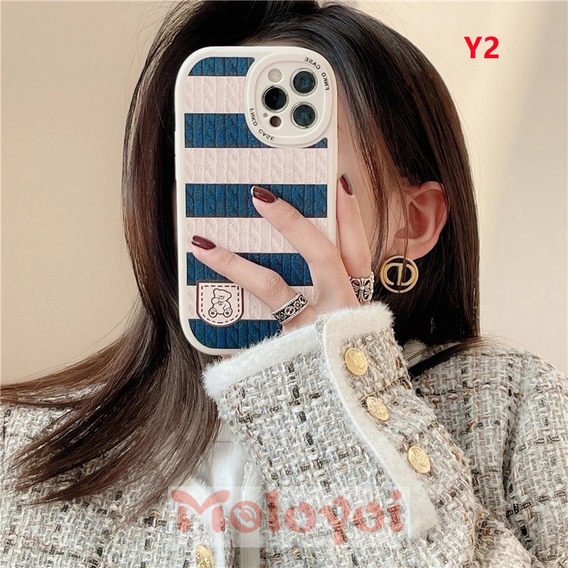 Soft Case TPU Motif Kartun Beruang Untuk iPhone 11 6 6s Plus XR 7 8 Plus 13 12 Pro MAX X SE 2020 XS MAX