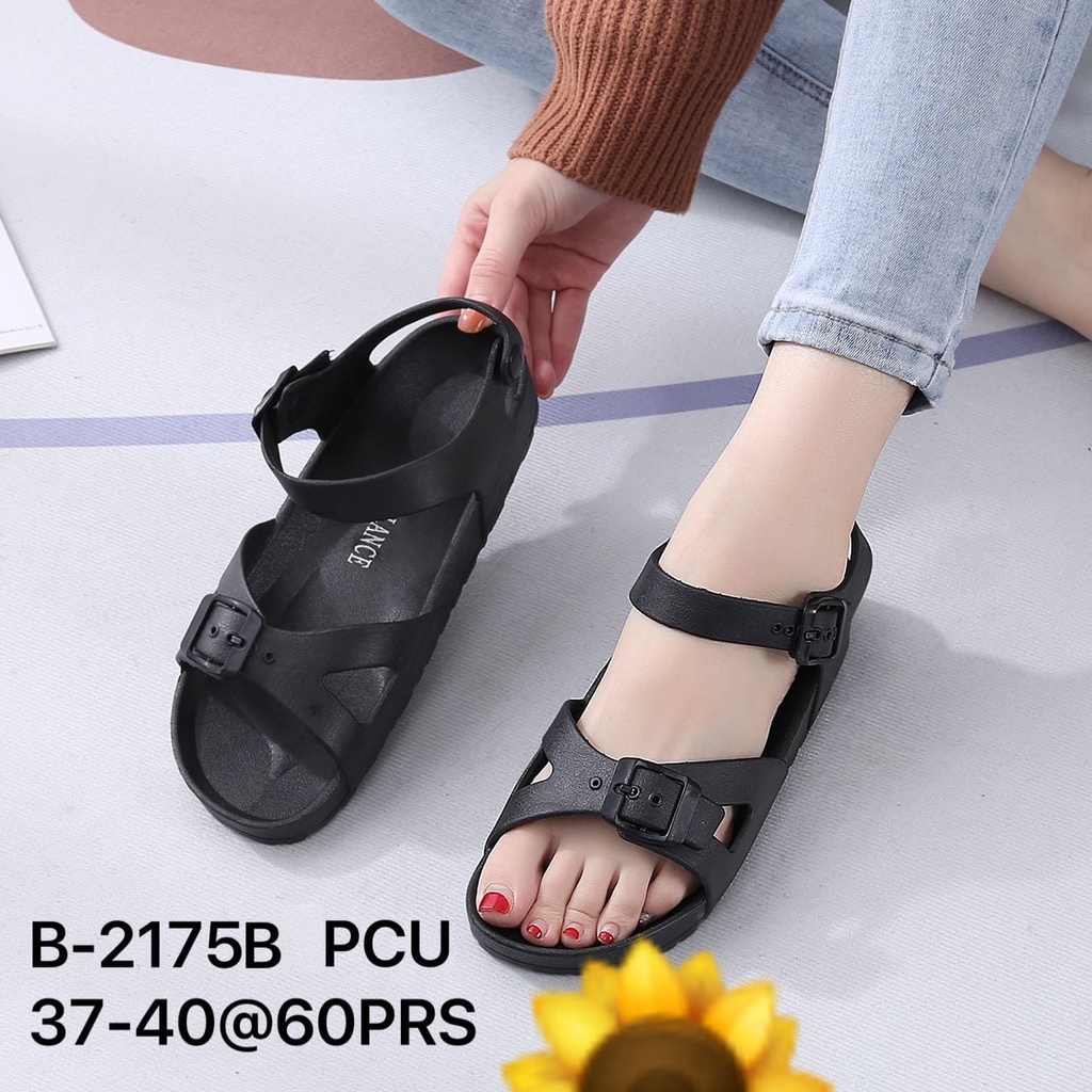 Sandal Karet Jelly Wedges Wanita import Model Terbaru Original Kekinian by AGUNG STYLE Balance B-2175B