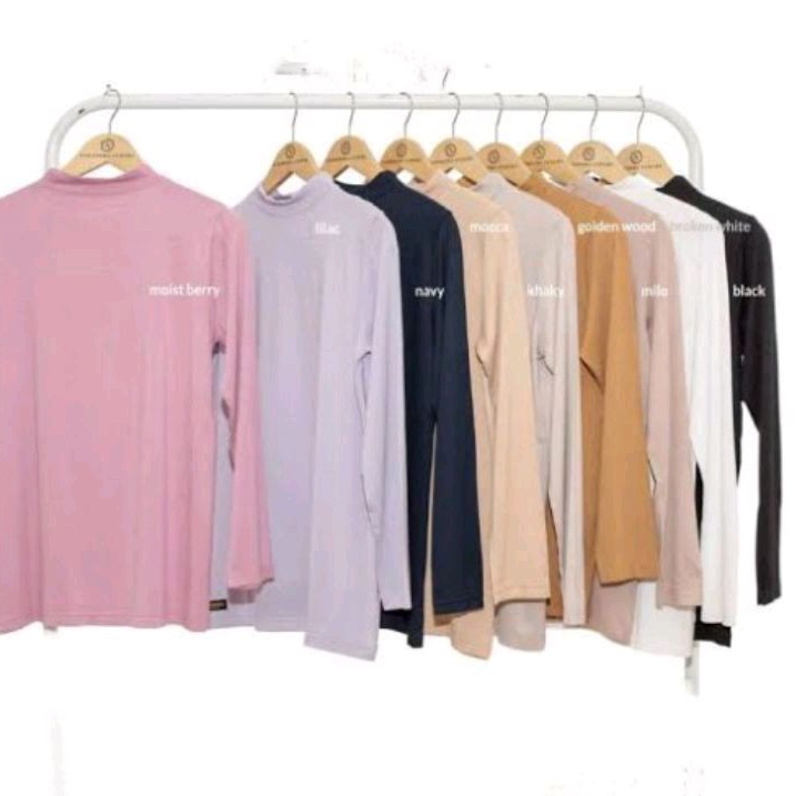 [COD] Manset Premium Basic Turtle neck Size L, XL ,XXL Bahan Full Rayon / manset kaos wanita tangan panjang