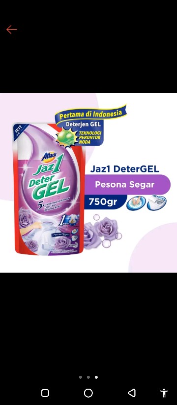 Attack Jaz1 Detergel 750gr