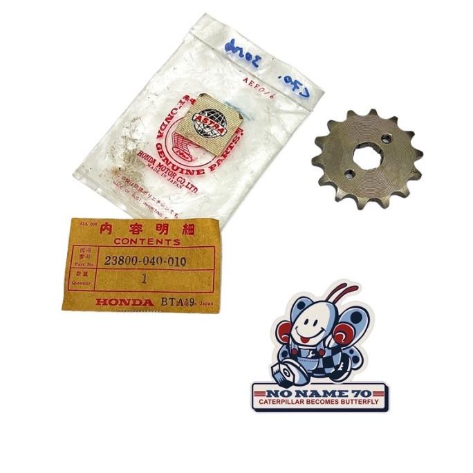 Terbaik gear gir depan honda c50 c70 c700 c800 14T 420 original Terlaris