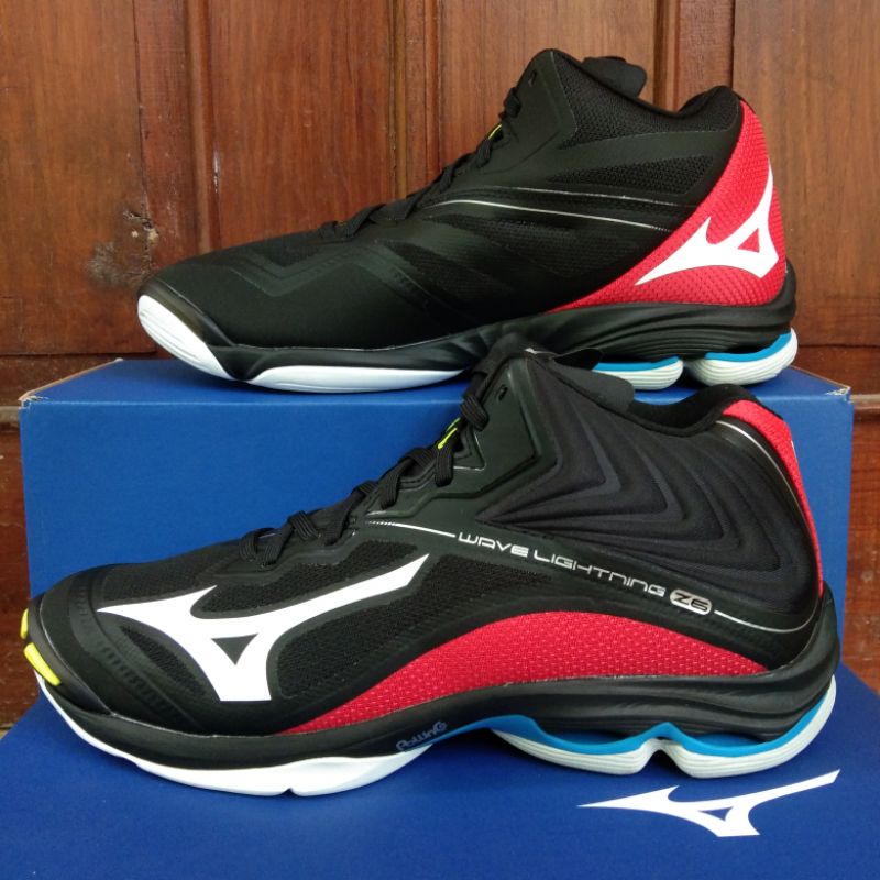 (size 42) mizuno wlz6 black red original