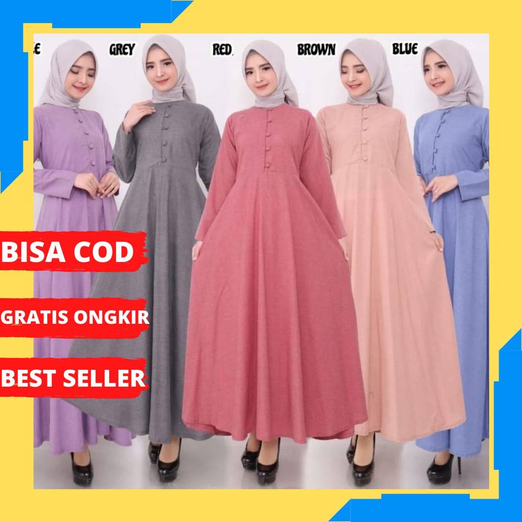 Baju Gamis Kotak/baju terlaris/terbaru/gamis/dress berkualitas/kekinian/gamis remaja/gamis katun I9O