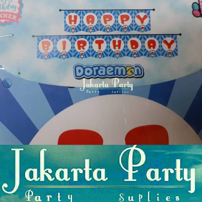 Banner Karakter Doraemon / Bunting Flag / Party Flag / Baner