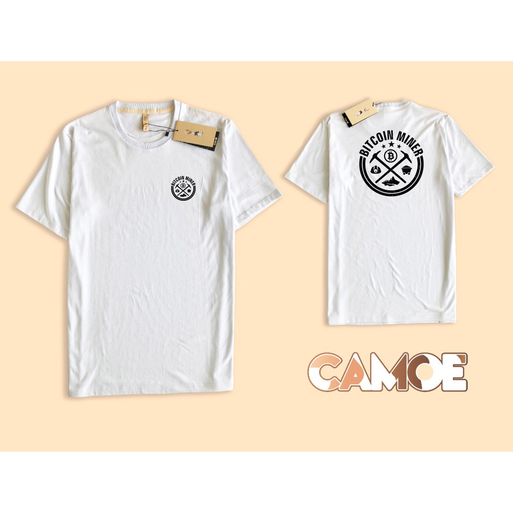 baju kaos tshirt premium bit coin bitcoin miner full