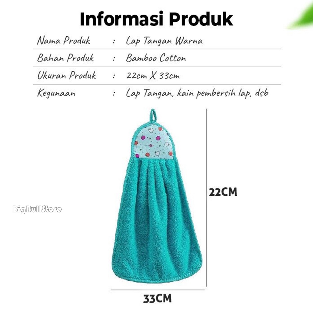 Hand drying towel / Lap Tangan / Lap Wastafel / Handuk Pengering Tangan - H25