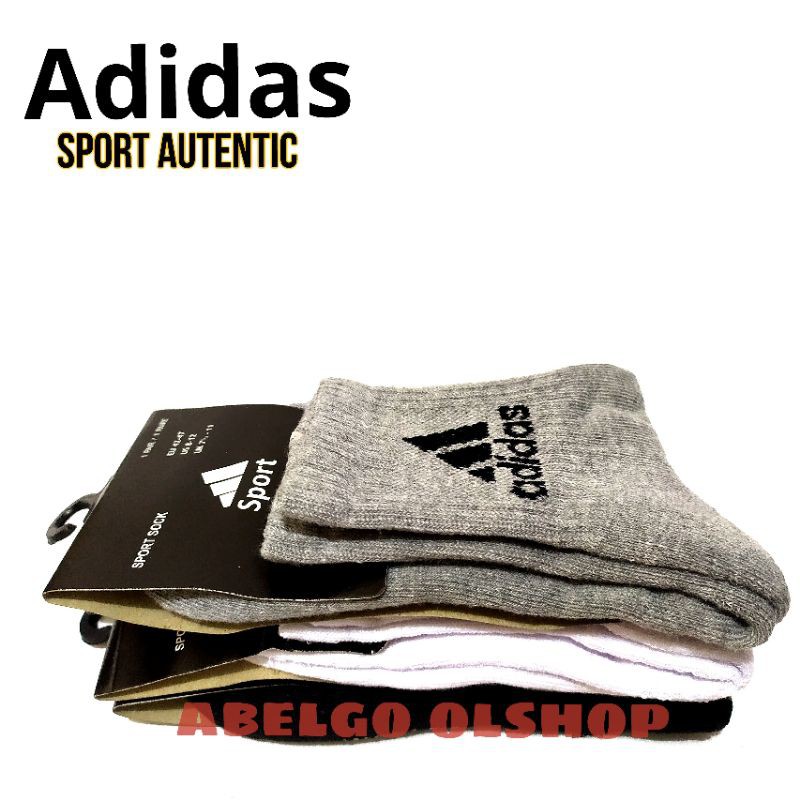 kaos Kaki sport olahraga Adidas tebal/adidas kaos kaki running gym fitnes tebal