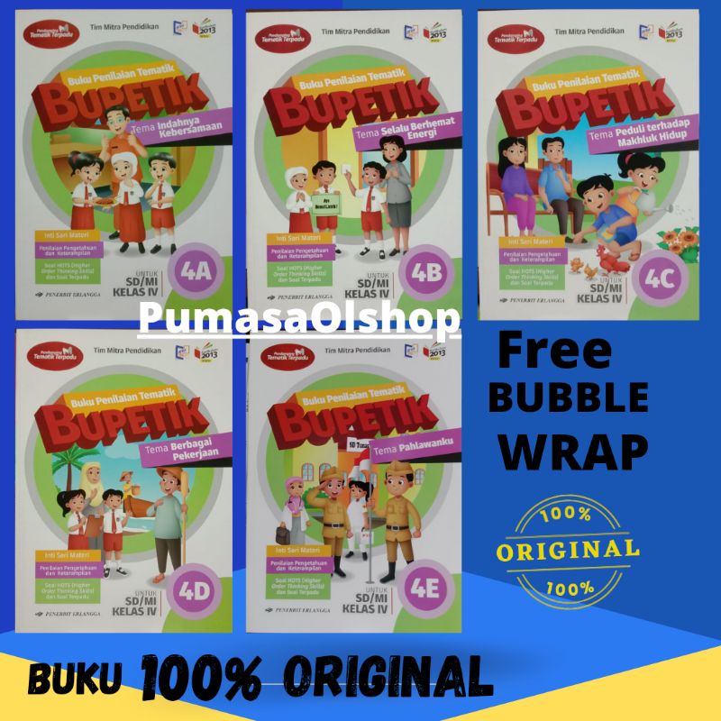 BUPETIK SD KELAS 4A.4B.4C.4D.4E SEMESTER 1 KURIKULUM 2013 REVISI