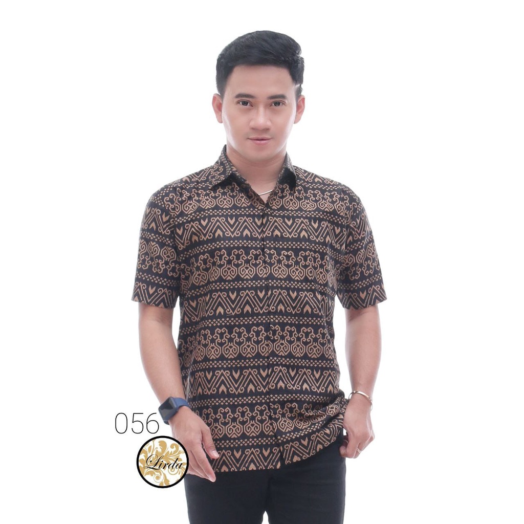 COD//Kemeja Batik Pria Lengan Pendek Baju Batik Pria Batik Pekalongan Kemeja Batik Modern Kemeja Kantor Pria Batik