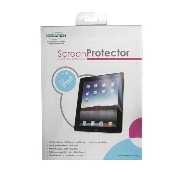 Mediatech Screen Protector for Apple iPad 1 (Lapisan Pelindung Layar) Berkualitas - 61022