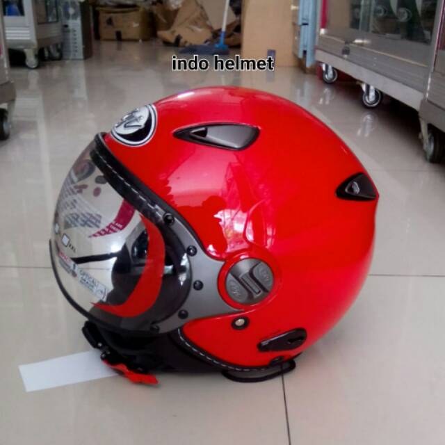 HELM KYT ELSICO FIRE RED ORI KYT ELSICO