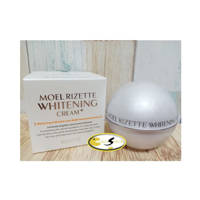 Moel Rizette Whitening Cream plus 2nd Generation Full Jar 50gr -kec04