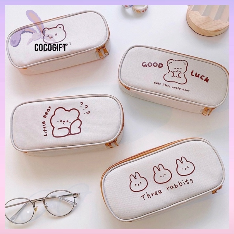 

Kotak Pensil Motif Bear Aesthetic