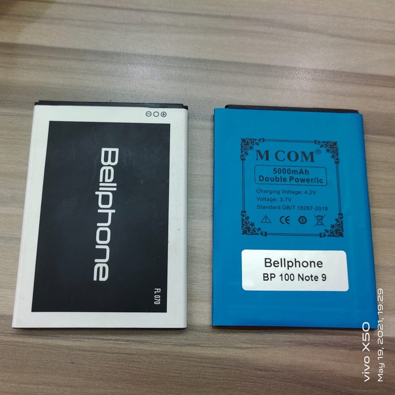 Battery Batre Batere Baterai Double Power Mcom Bellphone BP 100 Note 9