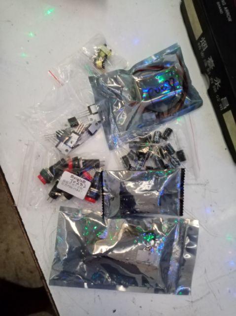 1pcs Dc 0-100v 10a Ammeter Voltmeter Digital/tampilan Ganda/detektor Tegangan 0.28 Merah Biru Led