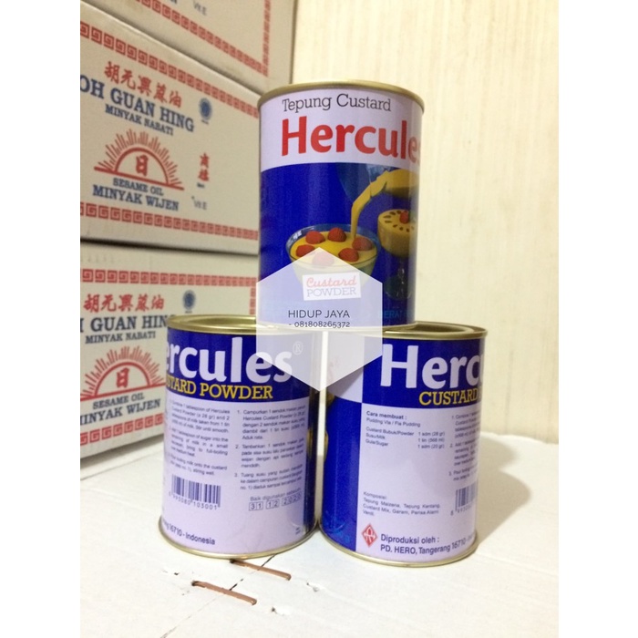 

PROMO [COD] Hercules Custard Powder ( Tepung Custard )